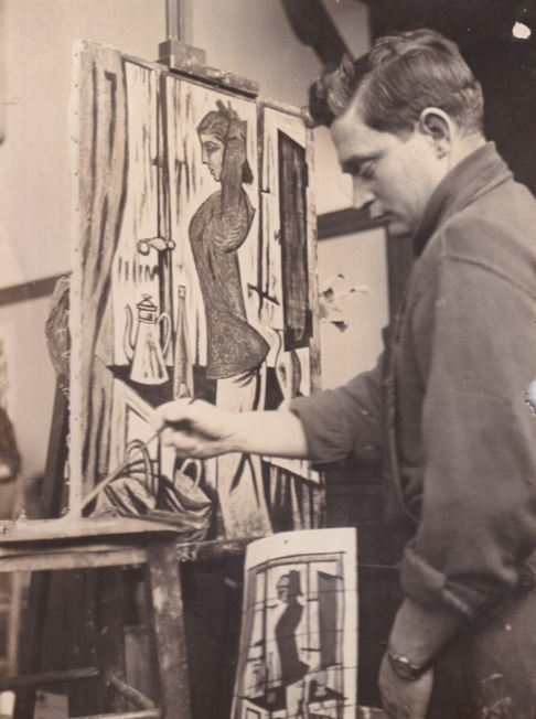 Painting In Paris 1949